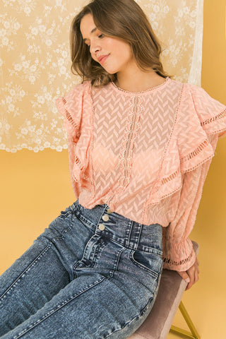 LOVE FOR ALL PEASANT TOP - By Baano