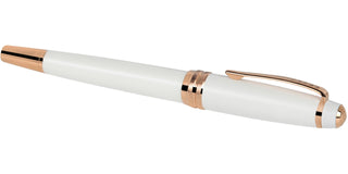 Bailey™ Pearlescent White Lacquer Fine Nib Fountain Pen - By Baano
