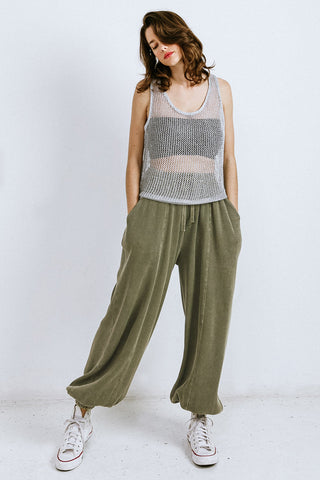 LOST IN THE WAVES WOVEN TANK TOP - By Baano