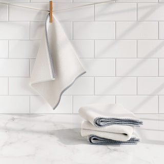 Cotton Border-Stitched 6-Piece Towel Set - Valery Collection Great Bay Home