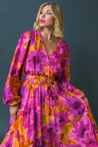 JUST WATCH ME WOVEN MIDI DRESS - By Baano