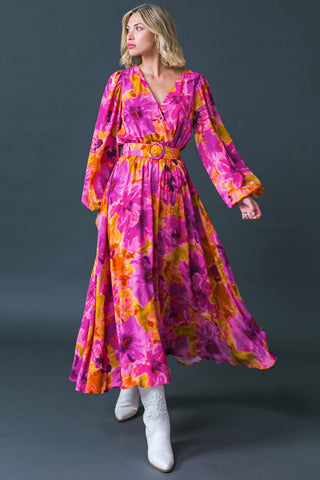 JUST WATCH ME WOVEN MIDI DRESS - By Baano