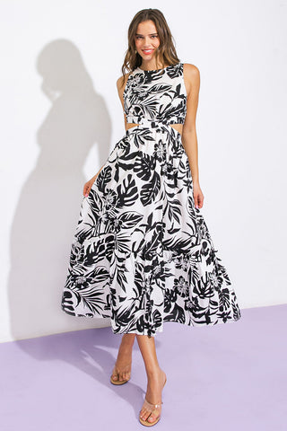 LIVE YOUR TRUTH WOVEN MIDI DRESS - By Baano