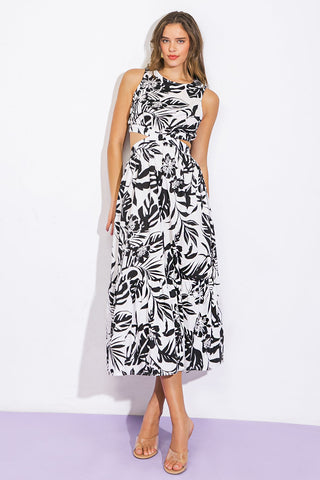 LIVE YOUR TRUTH WOVEN MIDI DRESS - By Baano