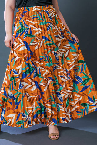 FEELS LIKE FALL WOVEN MAXI SKIRT - By Baano