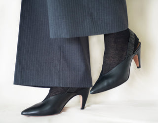 tittimitti 100% Organic Mercerized Cotton "Filo di Scozia" Women's Socks 1 Pair. Made in Italy