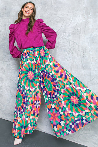 SHOWER OF KINDNESS WOVEN PANTS - By Baano