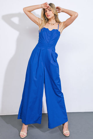 A BEAUTIFUL FEELING WOVEN JUMPSUIT - By Baano