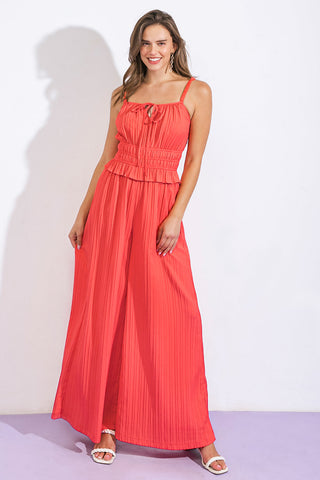 WITHIN MY HEART WOVEN JUMPSUIT - By Baano