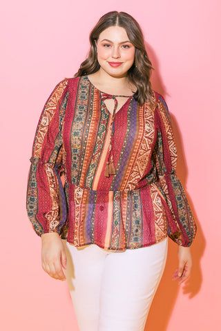 THRILLED FOR THIS WOVEN TOP - By Baano