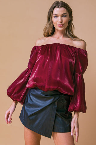 SIMPLY FAVORED WOVEN TOP - By Baano