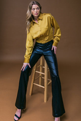 ROMANTIC MOVES WOVEN TOP - By Baano