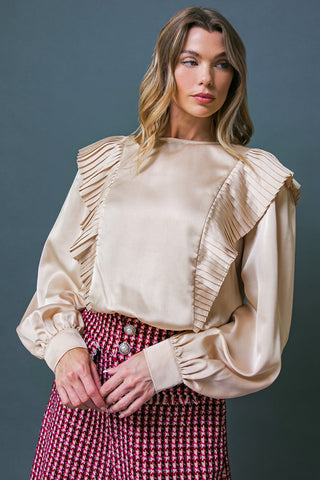 THINK OF ME WOVEN TOP - By Baano