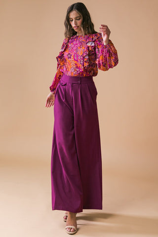 READY FOR WHAT'S NEXT WOVEN TOP - By Baano