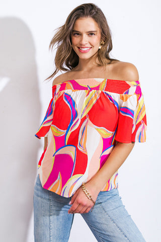 HOME OF THE FREE WOVEN TOP - By Baano