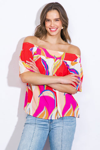 HOME OF THE FREE WOVEN TOP - By Baano