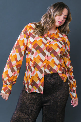 ENJOY EACH DAY WOVEN TOP - By Baano