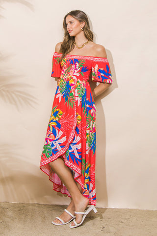 COVER ME UP HI-LO DRESS - By Baano