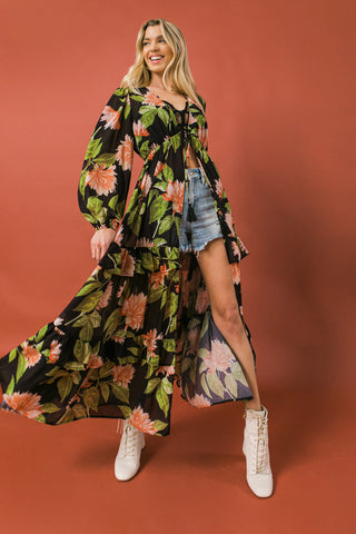 BEIN WITH THE BASICS WOVEN MAXI COVER UP - By Baano