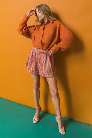 STATE OF SUCCESS POPLIN TOP - By Baano