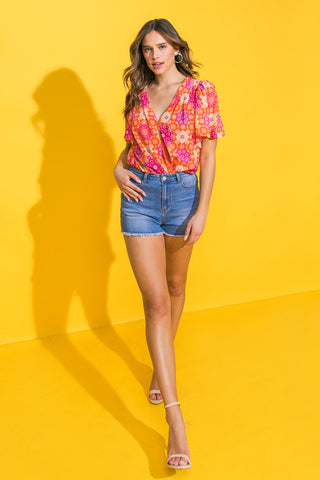 MADE FOR THE OCCASION WOVEN BODYSUIT - By Baano