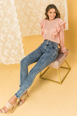 LOVE FOR ALL PEASANT TOP - By Baano