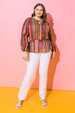 THRILLED FOR THIS WOVEN TOP - By Baano