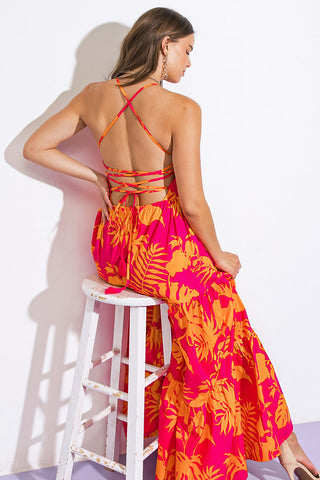 CLOSE TO YOUR HEART WOVEN MAXI DRESS - By Baano