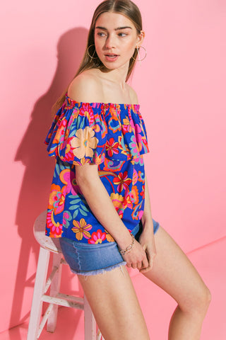 BELIEVE IN DESTINY POPLIN TOP - By Baano