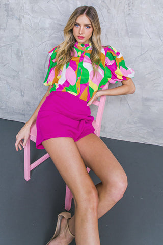 MAKE THEM PROUD WOVEN TOP - By Baano