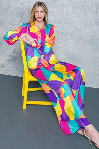 FOLLOW THE FLOW WOVEN TOP - By Baano