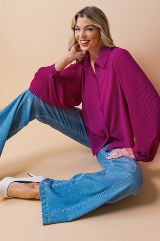 A SPECIAL GIFT WOVEN TOP - By Baano