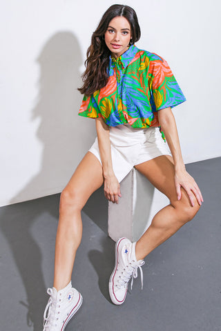 ONE STEP AT A TIME WOVEN TOP - By Baano