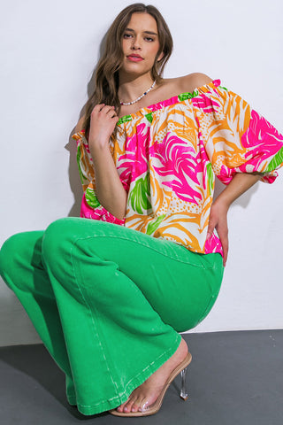 BREAKING HEARTS WOVEN TOP - By Baano