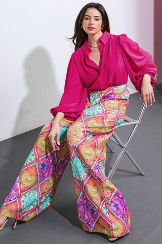 COMFORTABLE CHARM WOVEN TOP - By Baano