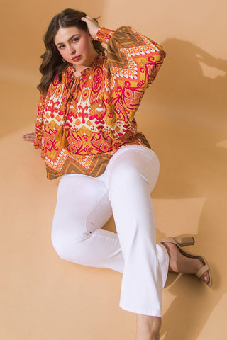 PRETTY ON POINT WOVEN TOP - By Baano