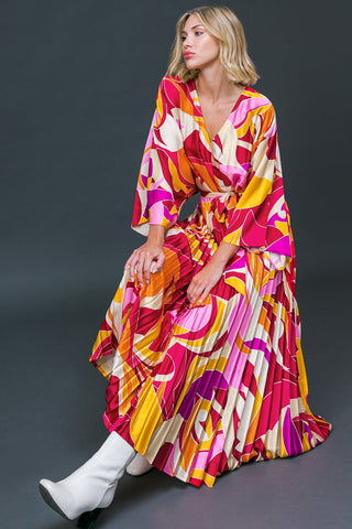 AT FIRST SIGHT WOVEN MIDI DRESS - By Baano