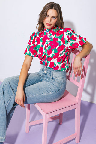 I CAN WAIT FOREVER WOVEN TOP - By Baano