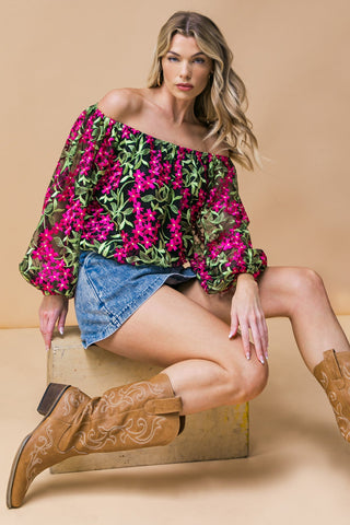 FEELING MIGHTY FINE WOVEN TOP - By Baano