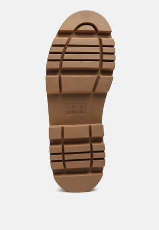 Fornax Lace -Up Lug Sole Combat Boots