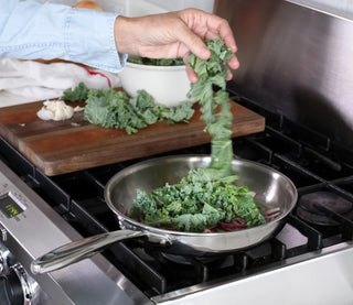 8.5 Inch Stainless Steel Fry Pan 360 Cookware