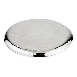 Full Polished Stainless Steel 14" Round Service Tray INOX Artisans
