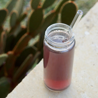 Juice and Smoothie Glass Straw Set