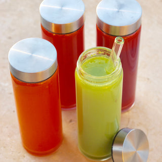 Replacement Stainless Steel Lids for Skinny Series Bottles, 16oz & 10oz sizes