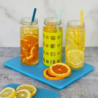 Geometric Cube Silicone Bottle Sleeves Set, for 16oz Bottles