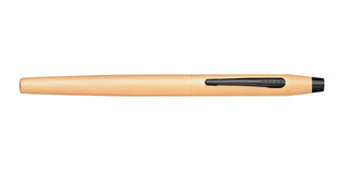 Classic Century® Brushed Rose-Gold PVD Rollerball Pen - By Baano