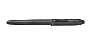 Townsend® Black PVD Micro-knurl Rollerball Pen - By Baano