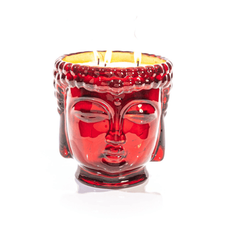 Elizabeth II | 24K Gold Ruby Red Glass Buddha Royale - By Baano