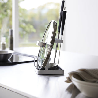 Lid & Ladle Stand - Large - Steel - By Baano