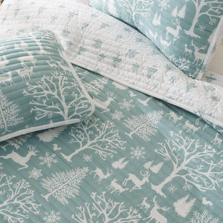3 Piece Lodge Woods Quilt - Winter Solstice Collection Great Bay Home